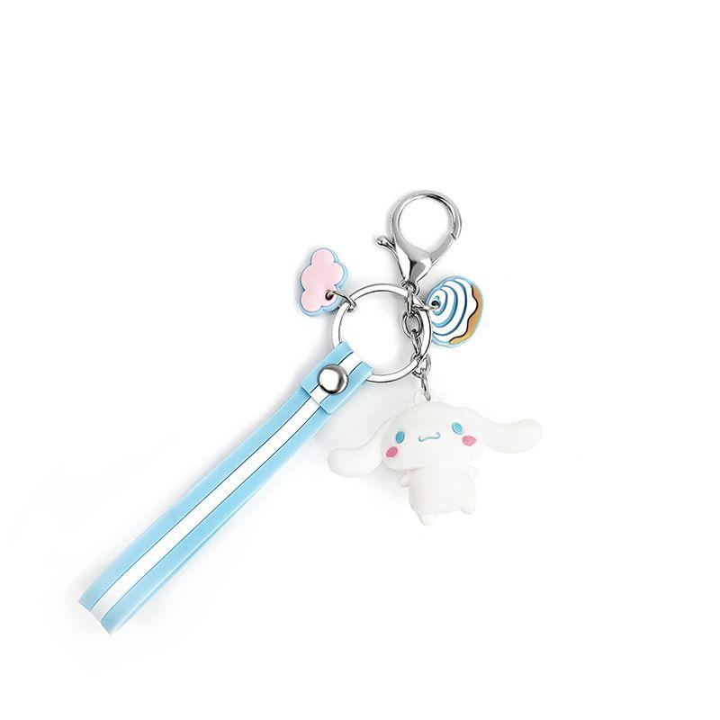 Sanrio Милый силиконовый брелок Куроми Мелоди Хелло Китти Подвеска для сумки Аксессуар