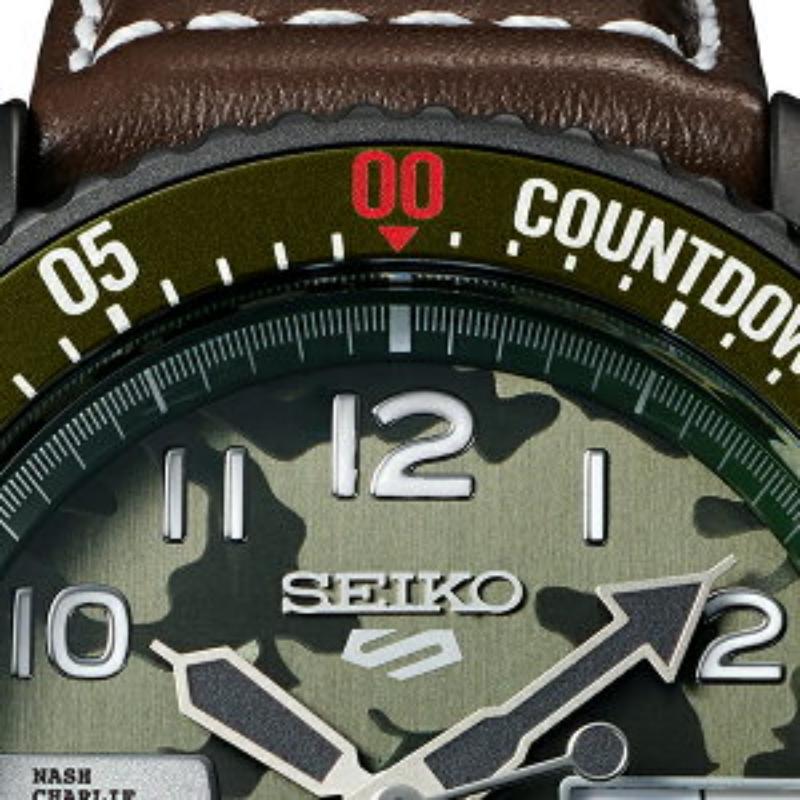 Seiko 5 Sports STREET FIGHTER V Ограниченное издание GUILE SBSA081