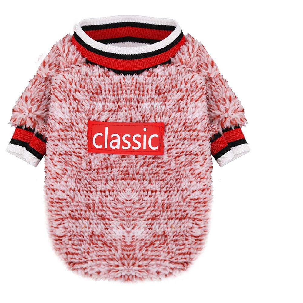 Классическая теплая одежда для собак, куртка для щенков, пальто, одежда для кошек, свитер, зимняя мода, мягкая одежда для маленьких собак, чихуахуа, мопса, йорка
