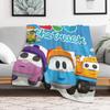 Плед LEOthe the truck lift scoop and leah winter fun holiday, всесезонный, легкий, мягкий, для кровати