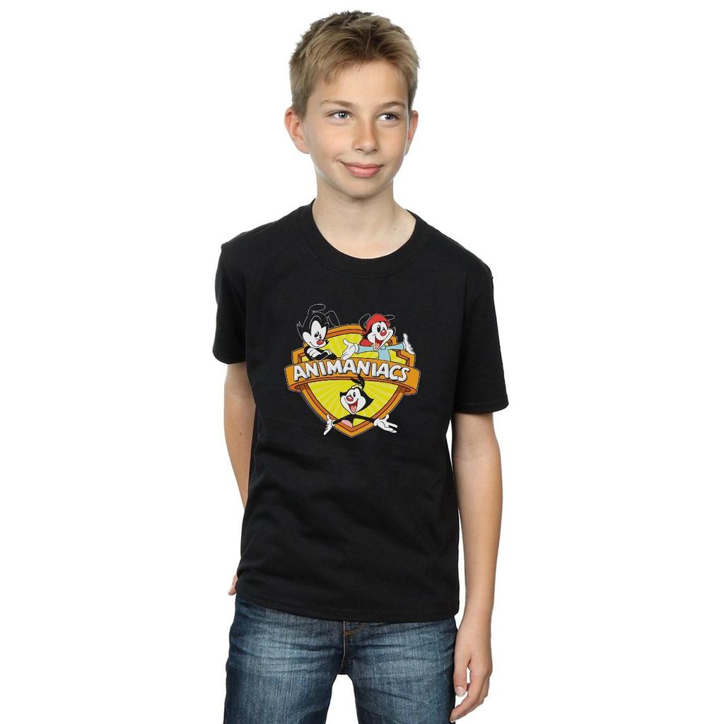 Animaniacs Boys Logo Crest T-Shirt