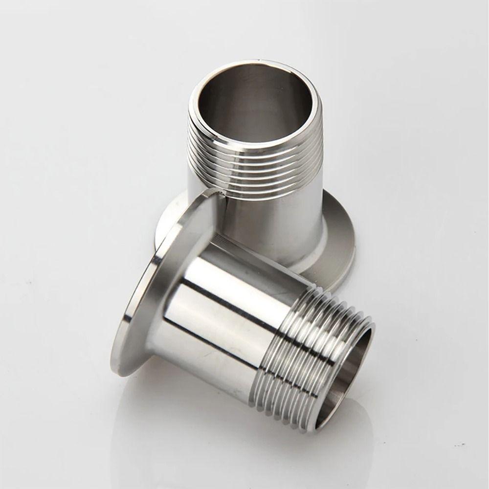 1Pcs BSPT Female/Male Thread Tri Clamp SUS304 Sanitary DN15-DN40 Pipe Fitting Connector Homebrew 1/4" 3/8" 1/2" 3/4" 1"