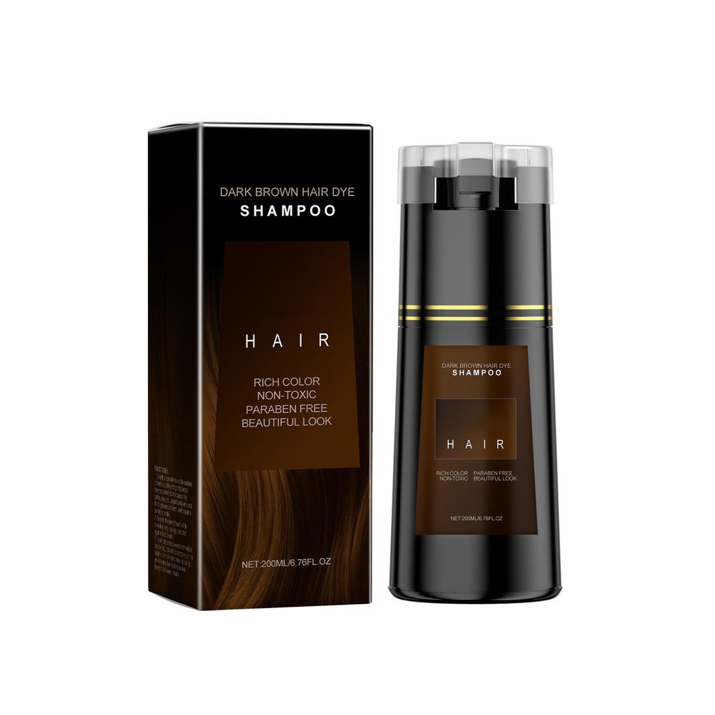 Dyestuff Shampoo Шампунь Нежно и быстро окрашивает, не раздражает окрашивание (черный/коричневый/фиолетовый/красный)