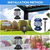 Solar Mosquito Light Outdoor Electric Shock Household Repellent Tool Catching