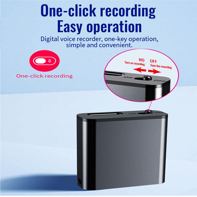 Agc Activated Mini Voice Recorder Espia 4-32gb Magnetic Intelligent Audio Sound Dictaphone Hd Noise Reduction Record Mp3 Player