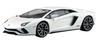 Aoshima Bunka Kyozai The Snap Kit Series Lamborghini Aventador S Pearl White Plastic Model Kit (AOSHIMA) 1/32 Pre-Colored 12-A