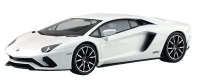 Aoshima Bunka Kyozai Серия The Snap Kit Lamborghini Aventador S Жемчужно-белый Пластиковый Сборный Набор (АОСИМА) 1/32 Предварительно окрашенная 12-A