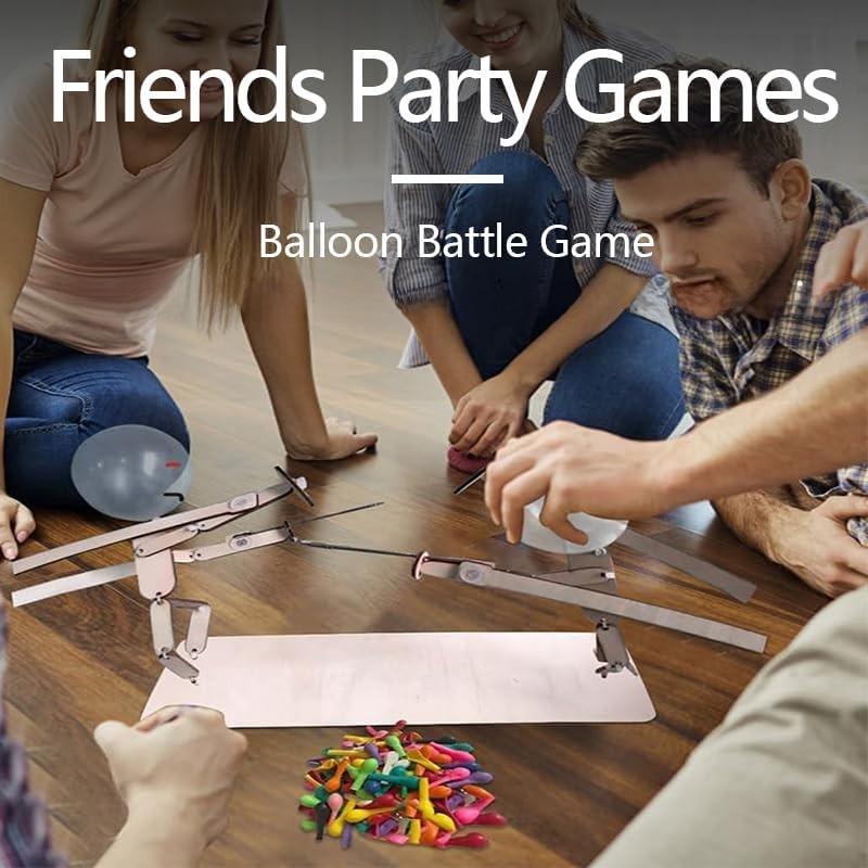 Деревянная платформа для битвы с воздушными шарами для детей - Игра для двух игроков