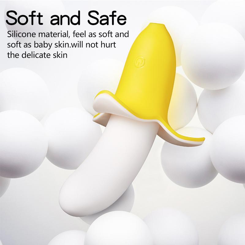 Мягкие секс-игрушки, 10 скоростей, банановый фаллоимитатор, вибратор, точка G, массаж влагалища, стимулятор клитора, мастурбатор для женщин, интимные товары