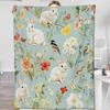 Fish Blanket Adult Gift Decoration Gift Sofa Bed Living Room Flannel Sunflower Throw Blanket Soft Warm Light Comfortable