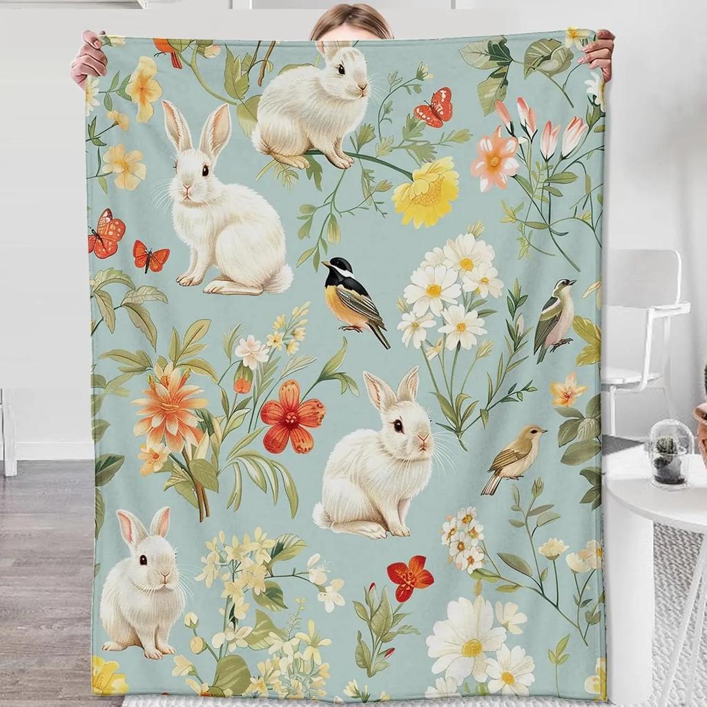 Fish Blanket Adult Gift Decoration Gift Sofa Bed Living Room Flannel Sunflower Throw Blanket Soft Warm Light Comfortable