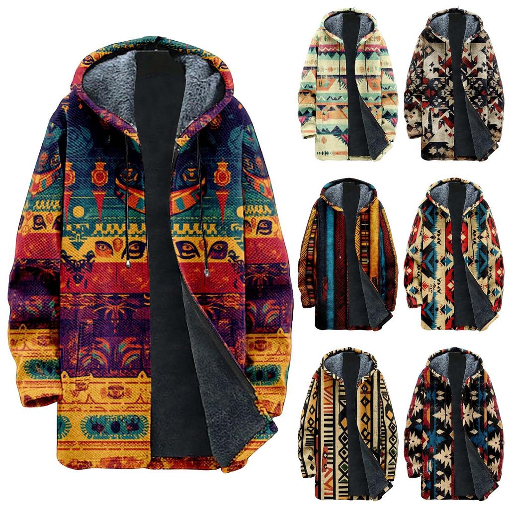 Men's Thick Zipper Pocket Jacket with Pockets Inserted Into Cotton Jacket