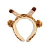 Halloween Cartoon Giraffe Headband Wash Face Cute Cartoon Headband Animal Waterproof Wrist Strap