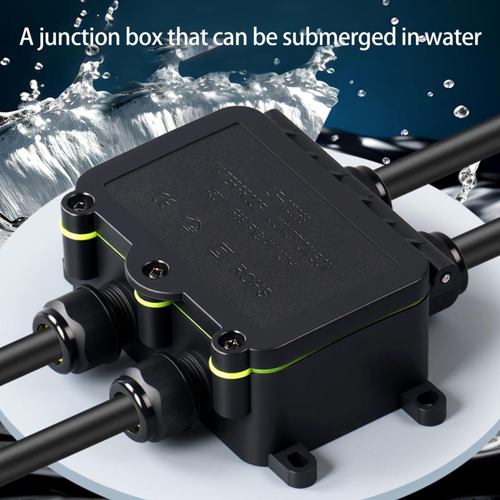 Multipurpose Waterproof Designs Outdoor Junction Box 5 8mm Rating Accessory for Undergrounds Electrical Connection