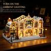 City Street Scene Building Blocks Set Modular House DIY Bricks Model Kit Creative Assembly Toy Decor Collectible Gift for Adults