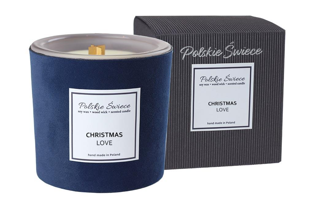 HEVY SKIN NAVY CANDLE CHRISTMAS LOVE BLACK