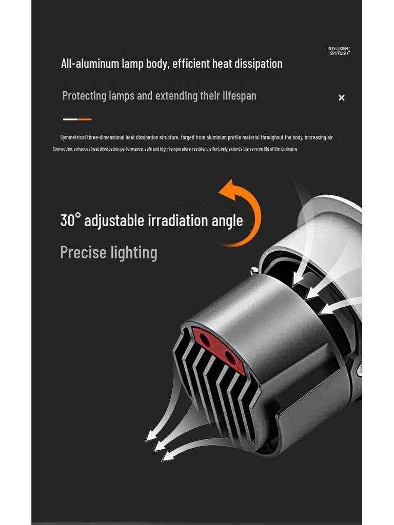 Smart Dimming & Color-Changing LED Recessed Spotlight for Anti-Glare Villa Wall