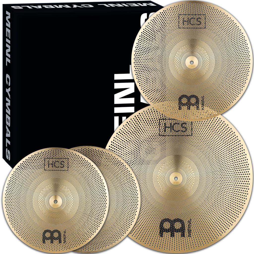 MEINL Cymbals Practice HCS Series Cymbal Set 14"Hihat/16"Crash/20"Ride P-HCS141620 []