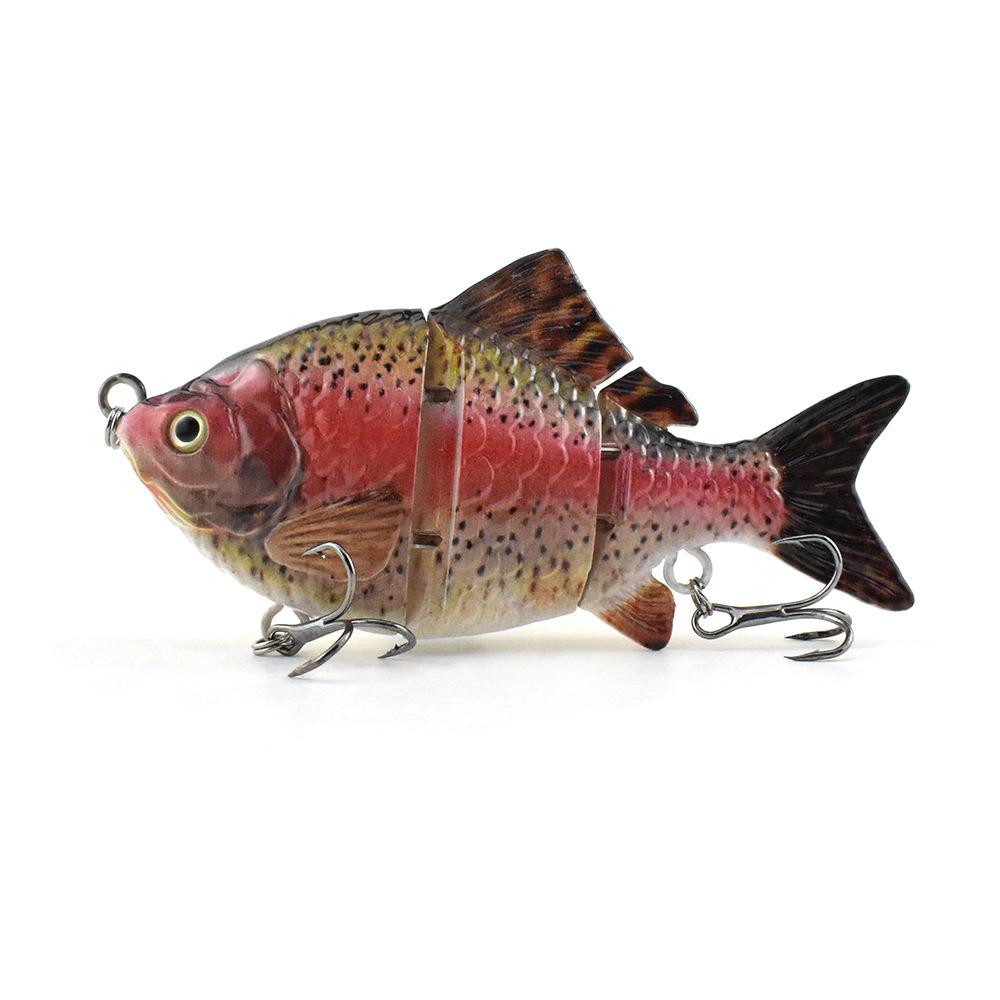114 Mm /37G 3 Section Metal Link Simulation Crucian Carp Realistic Scale Effect Multi Section Simulation Luya Bait
