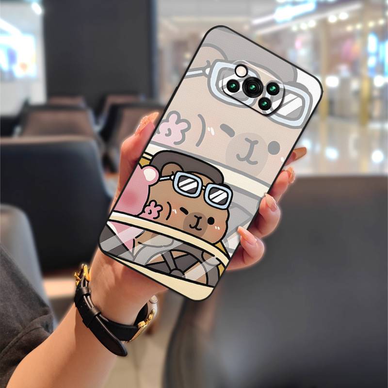 Парный ТПУ чехол для телефона Xiaomi Poco X3 NFC/X3 Pro Силиконовый Мягкий чехол Пылезащитный Ударопрочный Защита от ударов Задняя крышка Милый