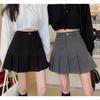 2025 Summer Women's Pleated Midi Skirt: Trendy, High Waist, Slim Fit, Versatile for Students.