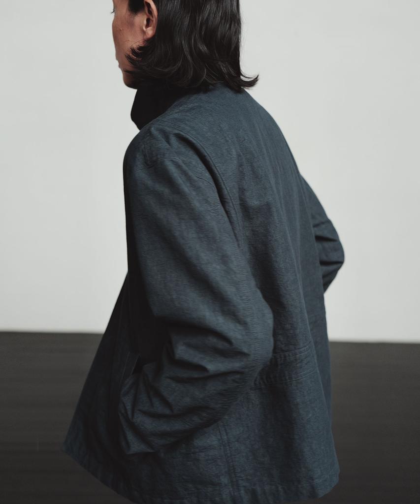 BLANKROOM Dover Fade Jacket_Tonal Navy