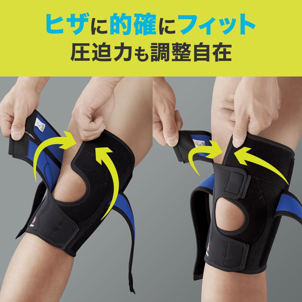 Zamst Knee For Left and Right General Daily L Size Black EK-5 Supporter, Use, Sports, Life, 372003,