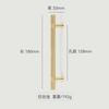 Long Knurled Brass Handle Kitchen Cabinet Door Pull Drawer Pulls Cupboard Door Handles Bedroom Wardrobe Closet Furniture Handles