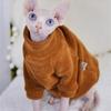 Elegant  Warm  Sphynx Cat  Sweater Fashion Kitty Hairless Cat Clothing Comfort  Winter Dress   for Sphynx Cat