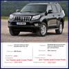 Подходит для Toyota Land Cruiser Prado 150 J150 2010~ Хромированная накладка на ручку умной двери Автомобильные аксессуары для декора Защитные наклейки
