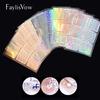 Nail Art Stickers Hollow Gel Polish Laser Nail Vinyls Stencil Tips 24Pcs/set Heart Star 3D Image