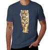 Tiger T-Shirt oversized customs animal prinfor boys mens workout shirts
