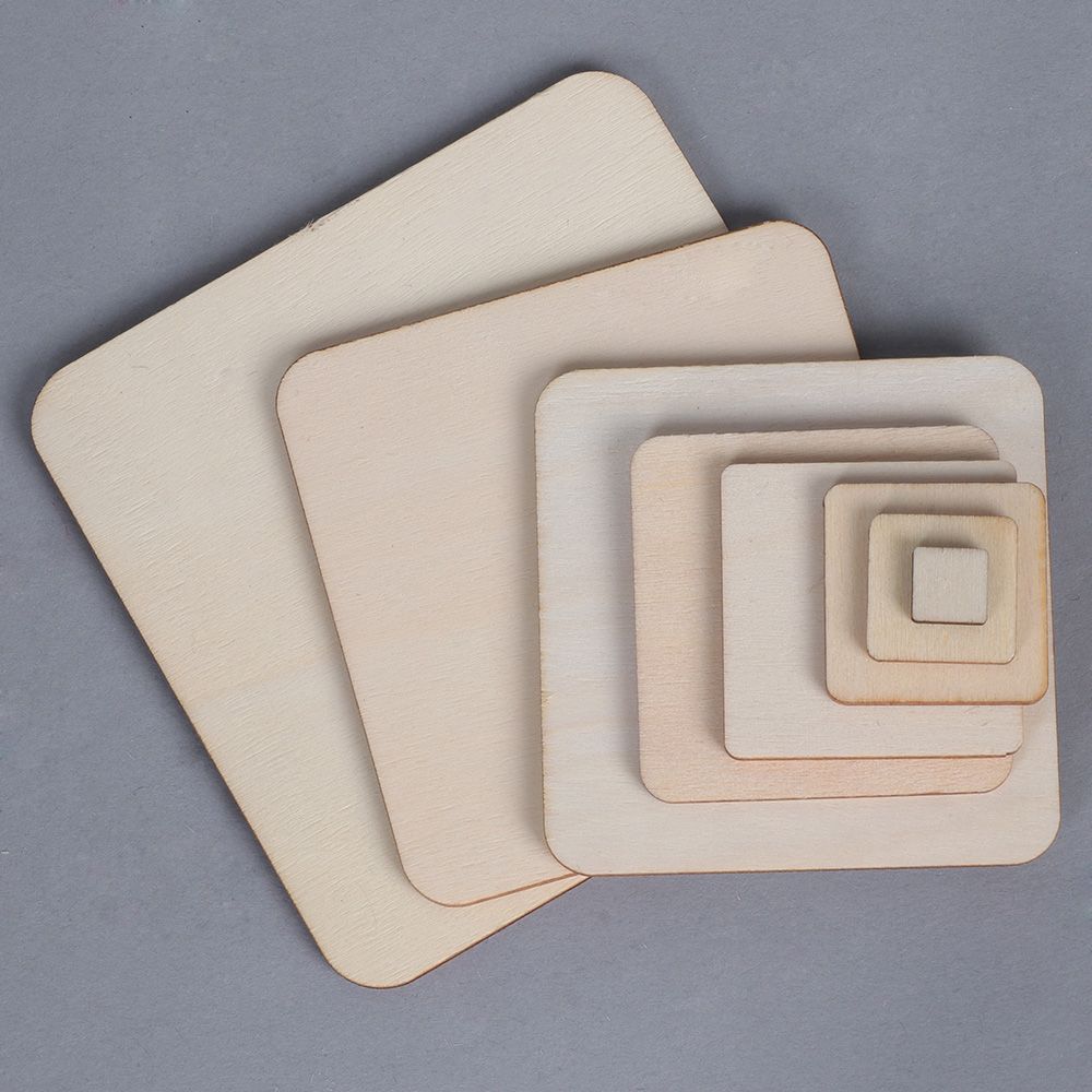 Новые принадлежности для скрапбукинга, свадебный декор, пустая доска, квадратные деревянные куски, деревянные бирки, орнамент