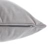 Coussin "Lilou" Effet velours 30 x 50 cm Atmosphera - Gris clair