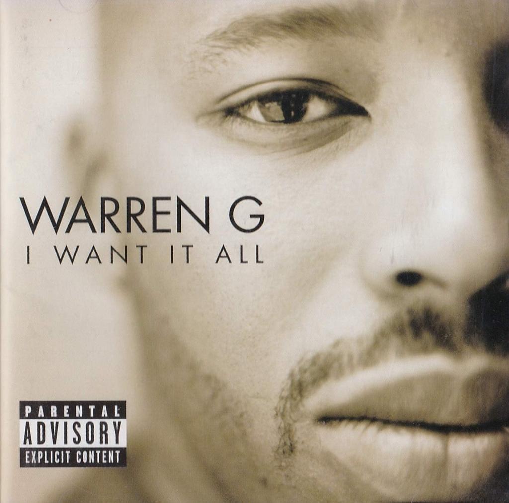 CD WARREN G - I WANT IT ALL BVCP21089PROMO Restless Record 1999 Japan ObiRap & Hip-Hop/R&B Used