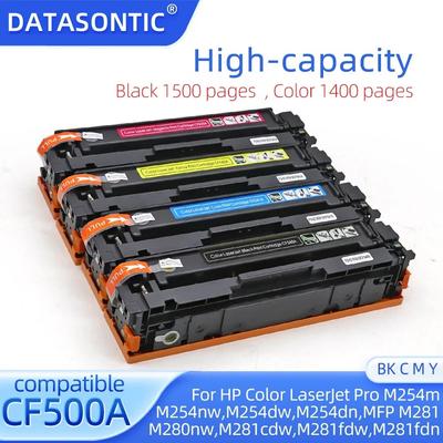 Совместимый тонер-картридж CF500A CF501A CF502A CF503A 202A для HP Laserjet Pro M254m M254nw M254dw M254dn МФУ-принтер CF500