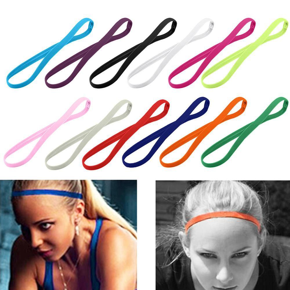 Women Men Running Sports Head Band Yoga Hairband Sport Hairband Anti-slip Elastic Bands Sweatband