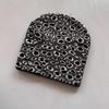 Узор Леопард Вязаная Шапка Бини Мода Тепло Шапка Для Повседневного Стиля Улица