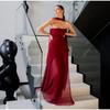 Ribbon Strapless Split Long Dress Women Sleeveless Mesh Slim Backless Solid Color Party Dresses 2025 Spring Holiday Sexy Evening Patchwork Dress
