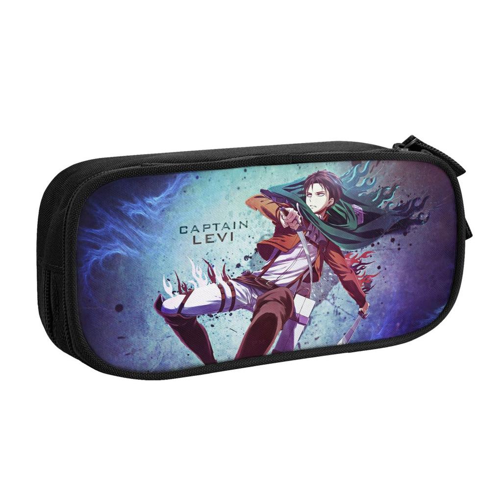 Attack On Titan Pencil Case Anime Pencil Pouch Pen Box for Student Big Capacity Pencil Bags School Supplies Gifts Stationery