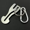 Removable Shopping Trolley Tokens Stainless Steel Shopping Carts Key Release Key Keychains