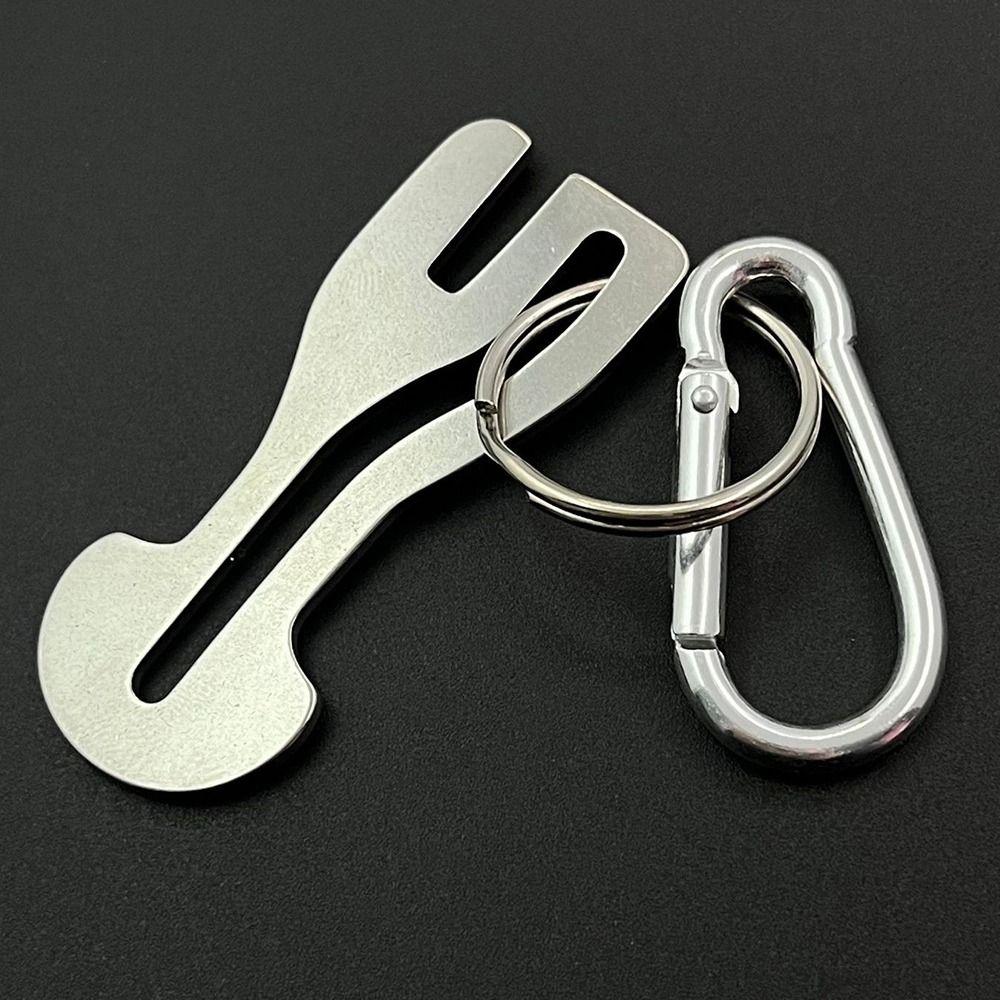 Removable Shopping Trolley Tokens Stainless Steel Shopping Carts Key Release Key Keychains