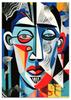 Poster Portrait Cubism Face Picasso