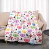 Cute Snoopy print soft and warm blanket, perfect for naps, sofas, beds, camping trips, the office, birthday and holiday gifts.