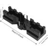 ABS Material Mitre Measuring Tool Black Color Angle Finder Mitre Cutting Tool  Home Decoration