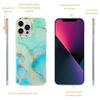 Luxury New Marble Shell Pattern Cell Phone Cover Shockproof Mobile Phone Case for iPhone 11 12 13 14 Plus 15 16 Pro Max 17 Air