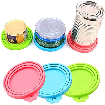 Силиконовая крышка для консервной банки с кормом для домашних животных Универсальная герметичная крышка для банок для собак и кошек