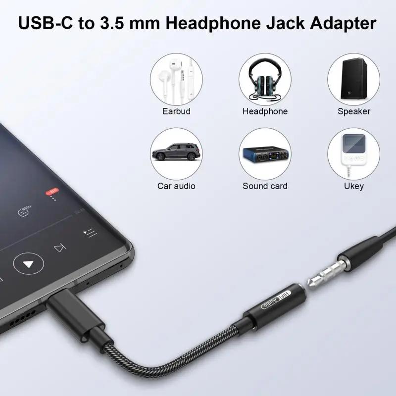 Hifi ЦАП Type-C на 3.5мм ALC5686 CX31993 CB1200AU Усилитель для наушников Аудиоадаптер Кабели Декодер Hifi Звукового Качества Для AndroidХороший продукт