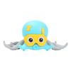 Осьминог Водные Игры Игрушка для Ванной для Младенцев и Малышей Плавающая и Ползающая Фиолетовый Синий Пластик