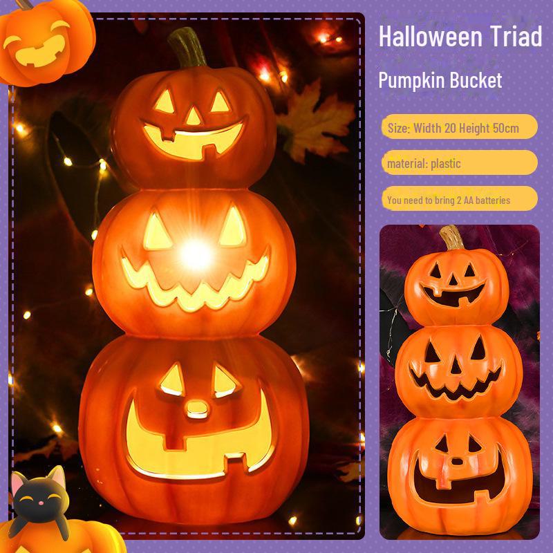 Светодиодный тыквенный фонарь Декор на Хэллоуин для вечеринок и мероприятий